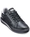 Karl Lagerfeld Men's Leather Side Karl Sneaker In Black
