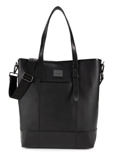 Karl Lagerfeld Men's Leather Tote In Black