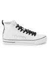 Karl Lagerfeld Men's Logo High Top Sneakers In Natural