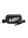 Karl Lagerfeld Men's Logo Crossbody Bag In Black