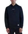 Karl Lagerfeld Paris Small Logo Hoodie In Black