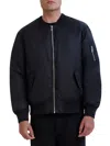 Karl Lagerfeld Men's Logo Embroidered Bomber Jacket In Black