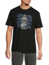 Karl Lagerfeld Men's Logo Graphic Cotton T-shirt In Black