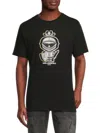 Karl Lagerfeld Paris Outline Karl Amour Cotton Graphic T-shirt In Black