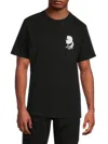 Karl Lagerfeld Men's Logo Graphic Cotton T-shirt In White