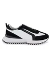 Karl Lagerfeld Men's Logo Low Top Runner Sneakers In Black