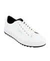 Karl Lagerfeld Leather Low Top Sneaker In White