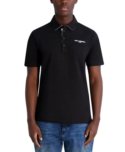 KARL LAGERFELD MEN'S LOGO POLO SHIRT