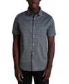 Karl Lagerfeld Paris Logo Short Sleeve Shirt In Black