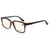 Karl Lagerfeld Men's 55mm Havana Opticals Kl6082-240 In Brown