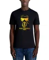 Karl Lagerfeld Men's Outline Character Logo Graphic T-shirt