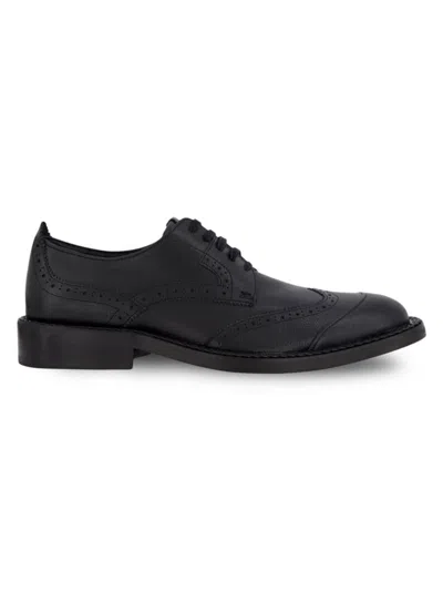 KARL LAGERFELD MEN'S PARIS WHITE LABEL PERFORATED DRESS SHOES