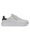 Karl Lagerfeld Men's Patent 3d Logo Sneakers In White