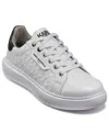 Karl Lagerfeld Men's Patent 3d Logo Sneakers In White