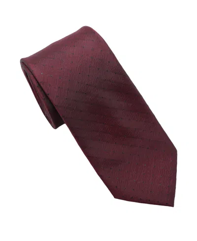 Karl Lagerfeld Men's Pattern Classic Tie In Burgundy