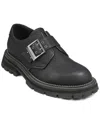 Karl Lagerfeld Men's Leather Derbys In Black