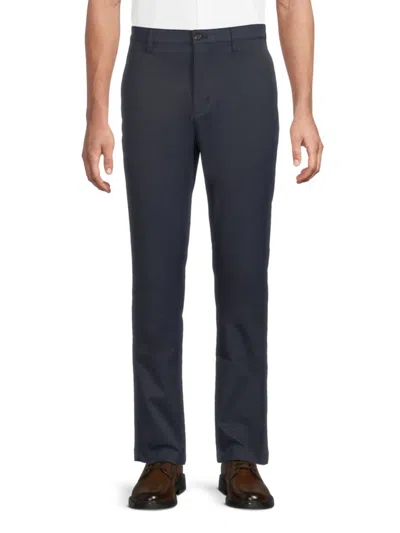 Karl Lagerfeld Men's Performance Flat-front Golf Pants In Black