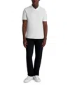 Karl Lagerfeld Men's Performance Pull-over Polo Shirt In White