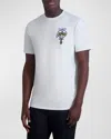 Karl Lagerfeld Men's Karl Logo Crewneck T-shirt In White