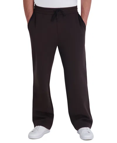 Karl Lagerfeld Men's Pull-on Fleece Regular-fit Pants In Brown