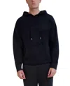 Karl Lagerfeld Men's Regular-fit Hoodie Sweater In Black