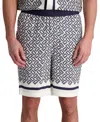 Karl Lagerfeld Paris Logo Shorts In Blue