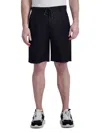 Karl Lagerfeld Linen-blend Short In Black