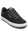 Karl Lagerfeld Men's Suede Logo Sneakers In Black