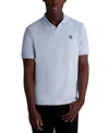 Karl Lagerfeld Men's Short Sleeve Karl Head Logo Pique Polo Shirt