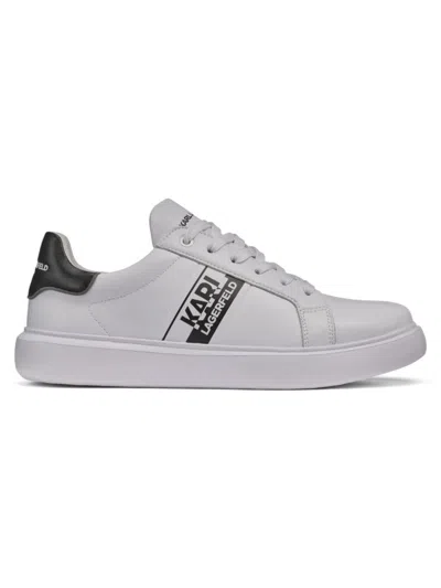 Karl Lagerfeld Men's Side Logo Print Sneakers In Multi