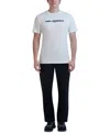 Karl Lagerfeld Men's Signature Fleece Pants In White