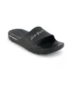 Karl Lagerfeld Men's Signature Logo Pool Slide In Black