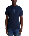 Karl Lagerfeld Men's Small Armor Logo Graphic T-shirt In Blue