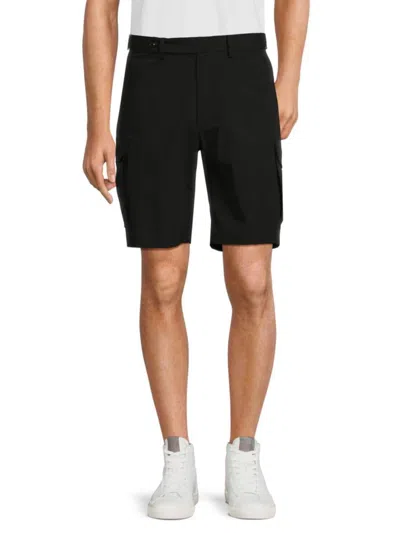 Karl Lagerfeld Men's Solid Cargo Shorts In Black