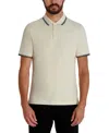 Karl Lagerfeld Men's Spread Collar T-shirt In White