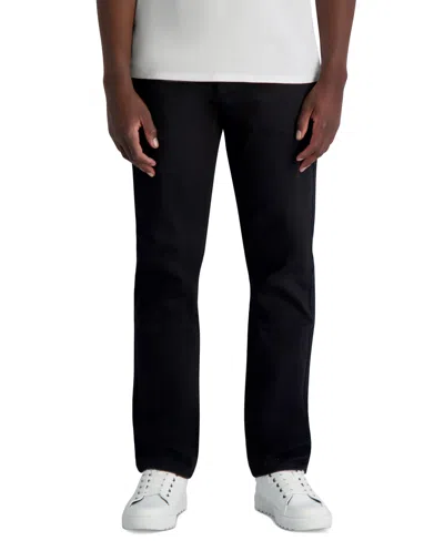 Karl Lagerfeld Men's Straight Fit Jeans In Black