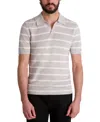 Karl Lagerfeld Men's Stripe Sweater Polo