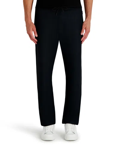 Karl Lagerfeld Men's Striped Pattern Pants In Black