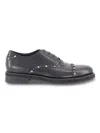 Karl Lagerfeld Men's Studded Leather Oxfords In Black