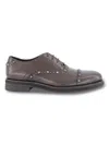 KARL LAGERFELD MEN'S STUDDED LEATHER OXFORDS