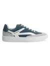 Karl Lagerfeld Paris Suede Side-k Sneaker In Blue