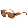 Karl Lagerfeld Men's 54mm Brown Sunglasses In Brown