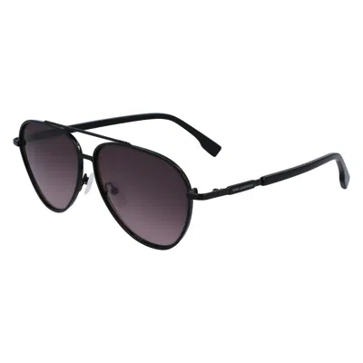 Karl Lagerfeld Men's Sunglasses  Kl344s-001  59 Mm Gbby2 In Black