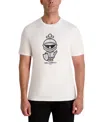 Karl Lagerfeld Men's Swirl Armor T-shirt In White