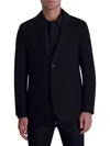 Karl Lagerfeld Men's Textured Blazer In Black