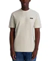 Karl Lagerfeld Men's Textured Stripe Logo T-shirt In Neutral