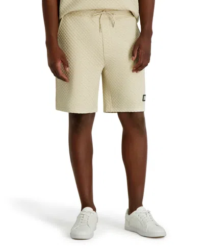 Karl Lagerfeld Men's Triangle Pattern Textured Shorts In Neutral
