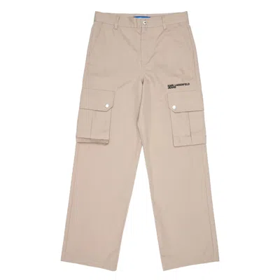 Karl Lagerfeld Men's Trousers  Desert Taupe In Beige