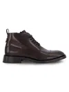 Karl Lagerfeld Zip Chukka Boot In Burgundy