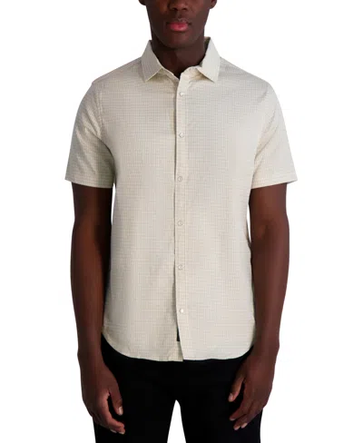 Karl Lagerfeld Men's Woven Houndstooth Shirt